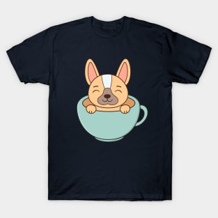 Cute and Kawaii Adorable French Bull Dog T-Shirt